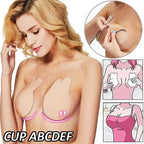 1/2 Pairs Women Bras Self Adhesive Silicone Strapless Invisible Bra Reusable Sticky Breast Lifttape Rabbit Nipple Cover Bra Pads