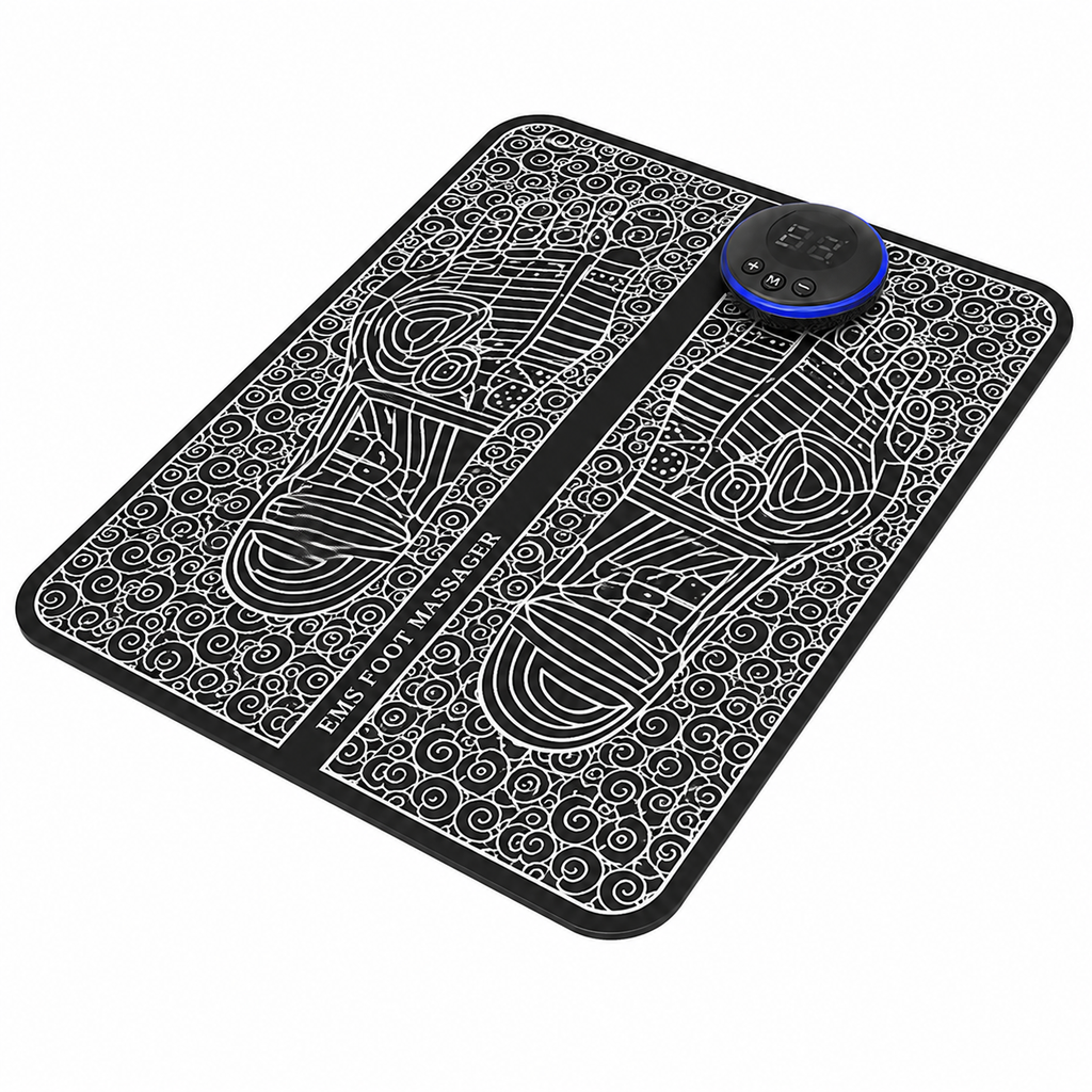 SoleRelief™ EMS Foot Massager – Smart Muscle Stimulator & Deep Relaxation Massage Pad