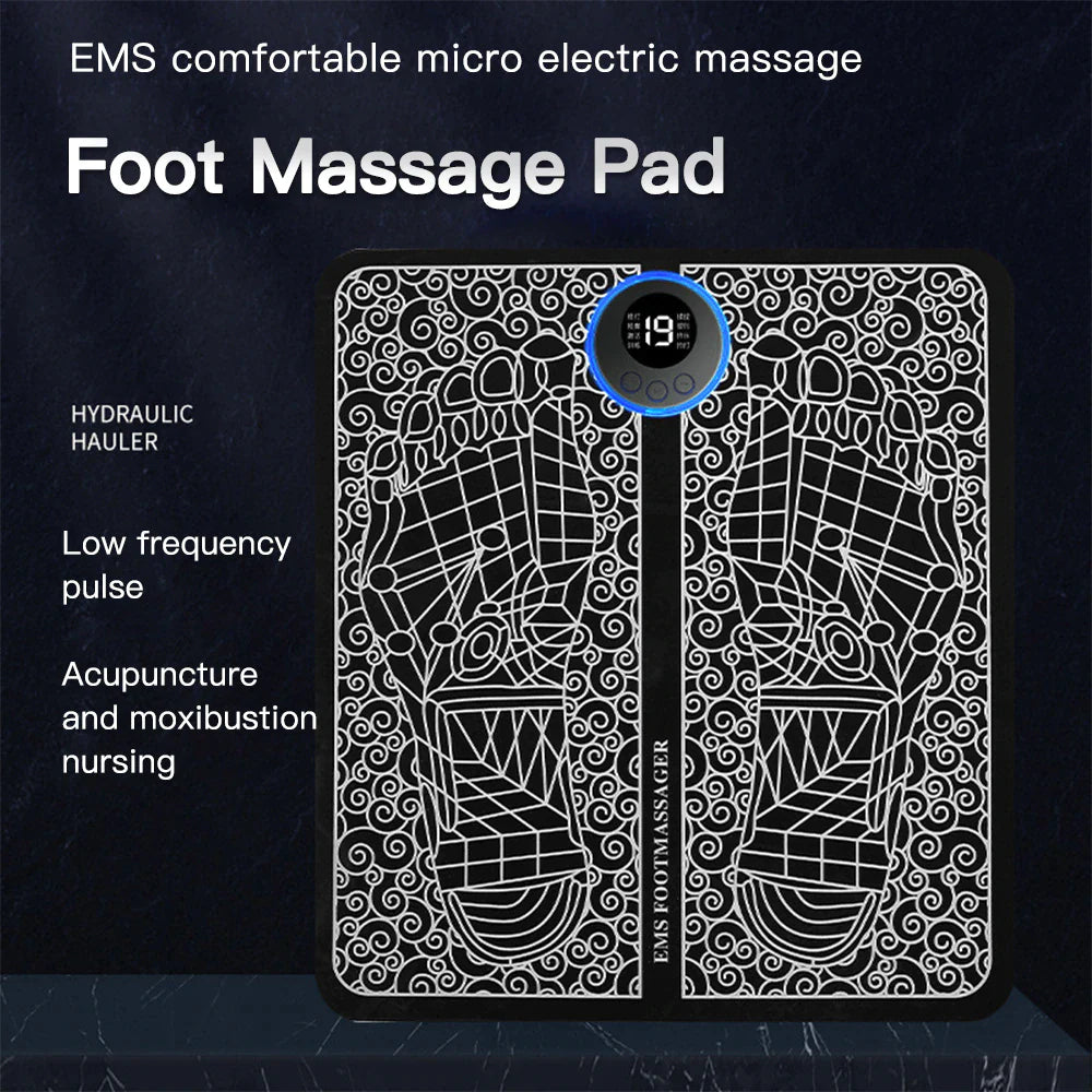 SoleRelief™ EMS Foot Therapy Mat – Smart Muscle Stimulator & Deep Relaxation Massage Pad