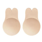 1/2 Pairs Women Bras Self Adhesive Silicone Strapless Invisible Bra Reusable Sticky Breast Lifttape Rabbit Nipple Cover Bra Pads