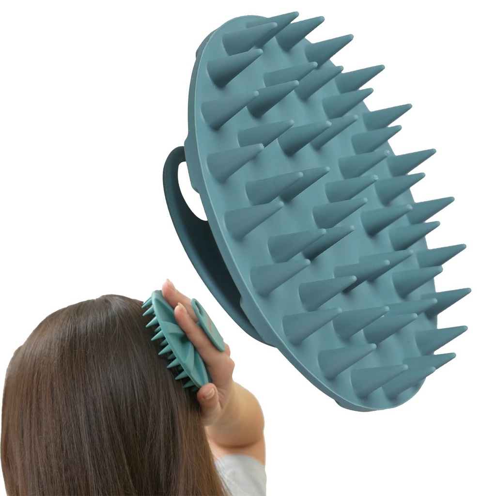 ScalpRevive™ One-Piece Silicone Scalp Massager & Shampoo Brush – Deep Scalp Scrubber