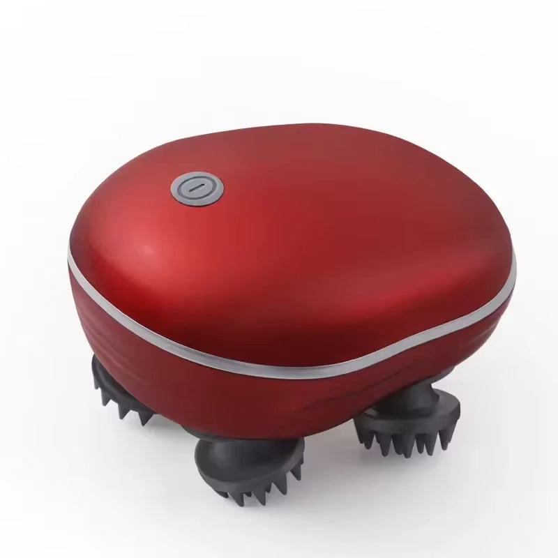 Electric Scalp Head Massager Red Light Antistress Relax Body Massage Muscle Relaxation Massageador Tool