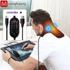 ThermaEase™ Heated Neck Massager Wrap – 3-Level Adjustable Heat & Relaxation Support