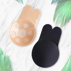 1/2 Pairs Women Bras Self Adhesive Silicone Strapless Invisible Bra Reusable Sticky Breast Lifttape Rabbit Nipple Cover Bra Pads