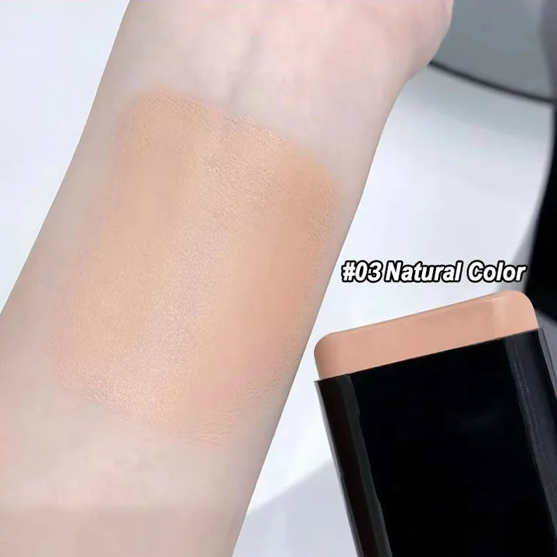 Skin Beauty Double-End Foundation Stick,Velvet Moist Light Concealer Foundation Long-Lasting Flawless Makeup Face Beauty Makeup