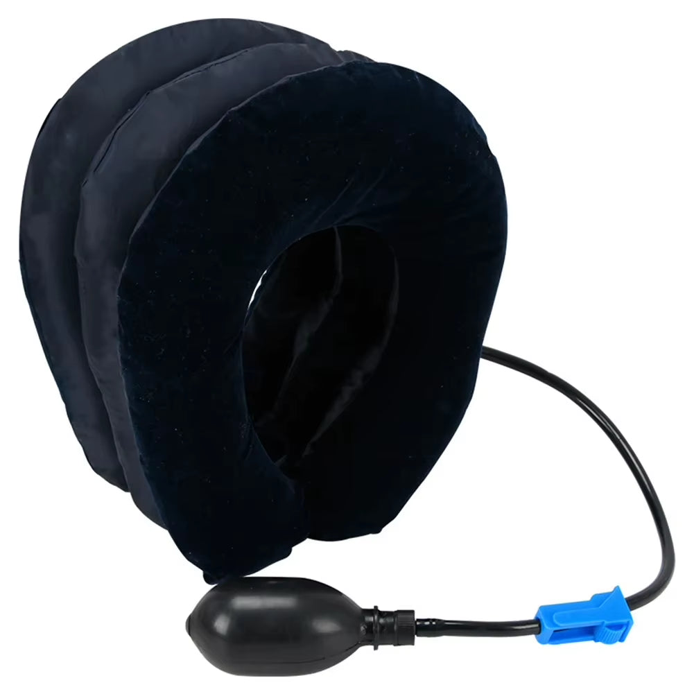 Inflatable Neck Stretcher Cervical Traction Device – Neck Brace Support for Home & Office Use