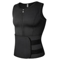 Men Body Shaper Waist Trainer Sauna Suit Sweat Vest Slimming Underwear Weight Loss Shirt Fat Burner Workout Tank Tops Shapewear - Detour Finds