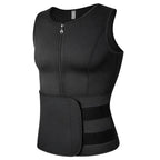 Men Body Shaper Waist Trainer Sauna Suit Sweat Vest Slimming Underwear Weight Loss Shirt Fat Burner Workout Tank Tops Shapewear - Detour Finds
