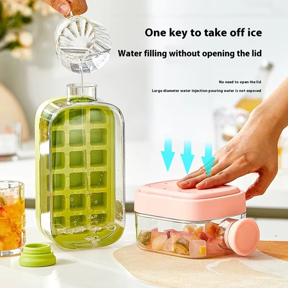 The GlacialFlow™ | Hybrid Touch - Free Ice Kinetic Kettle - Detour Finds
