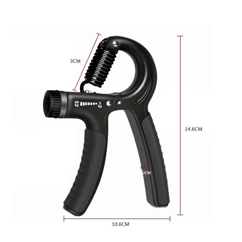 Hand Grip Adjustable Trainer Gripper Strengthener Gym Strength Exerciser Adjustable Heavy Gripper Fitness Hand Exerciser Grip Wrist Training Increase Strength Spring Finger Pinch Carpal Expander - Detour Finds