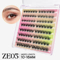 VYRILA Self - Adhesive Cluster Lashes – Glue - Free DIY Individual Eyelash Extensions Natural Soft Segmented Lashes - Detour Finds