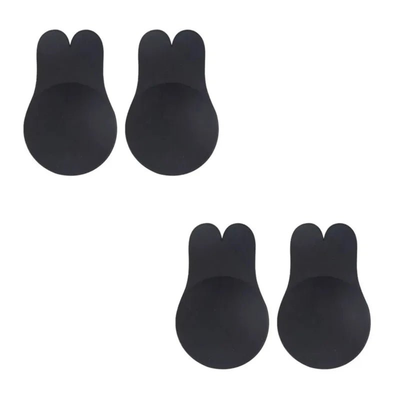 LuxeLift™ Invisible Silicone Strapless Bra & Nipple Cover Seamless Outfit Solution - Detour Finds