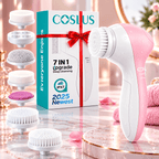 PureGlow™ 7-in-1 Electric Facial Cleansing & Exfoliating Brush - Detour Finds