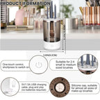 The GlazeSpin Electric Makeup Brush Cleaner Fast Clean Dryer - Detour Finds