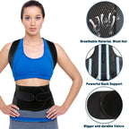 AlignVortex™ Adjustable Back Brace & Shoulder Posture Corrector – Upper Back Straightener - Detour Finds