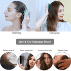 ScalpRevive™ One-Piece Silicone Scalp Massager & Shampoo Brush – Deep Scalp Scrubber - Detour Finds