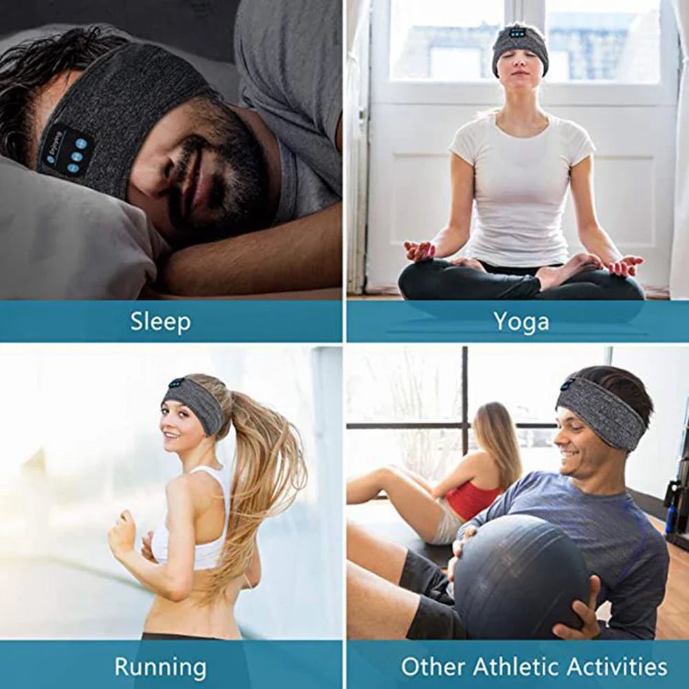 SleepBeats™ Bluetooth Sports Headband & Wireless Music Sleep Mask - Detour Finds