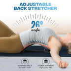 LumbarEase™ Adjustable Back Stretching Massager – 3-Level Spine Support & Relaxation Trainer - Detour Finds