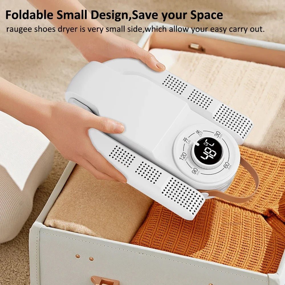 Electric Shoe Dryer & Sterilizer – Quick Dry Dehumidifying Shoe Heater with Intelligent Timer - Detour Finds