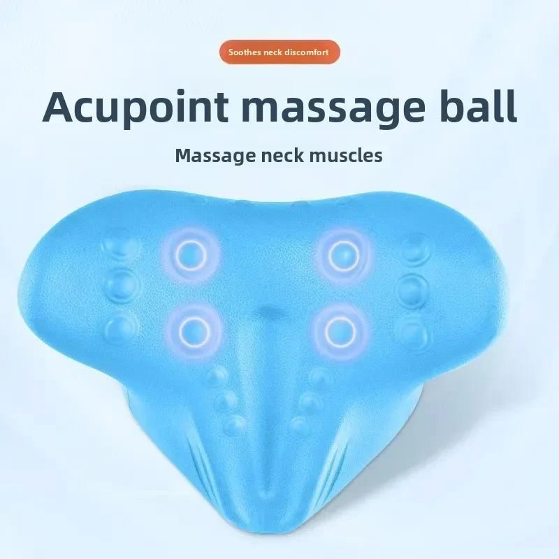 CerviEase™ Cervical Neck Stretcher & Shoulder Relaxation Pillow – Ergonomic Neck Support - Detour Finds
