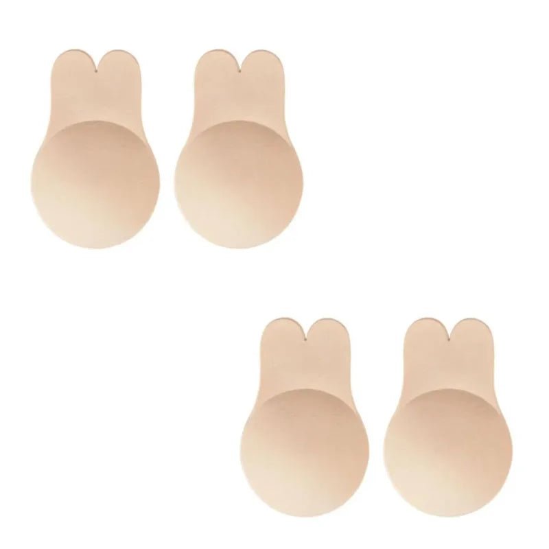 LuxeLift™ Invisible Silicone Strapless Bra & Nipple Cover Seamless Outfit Solution - Detour Finds