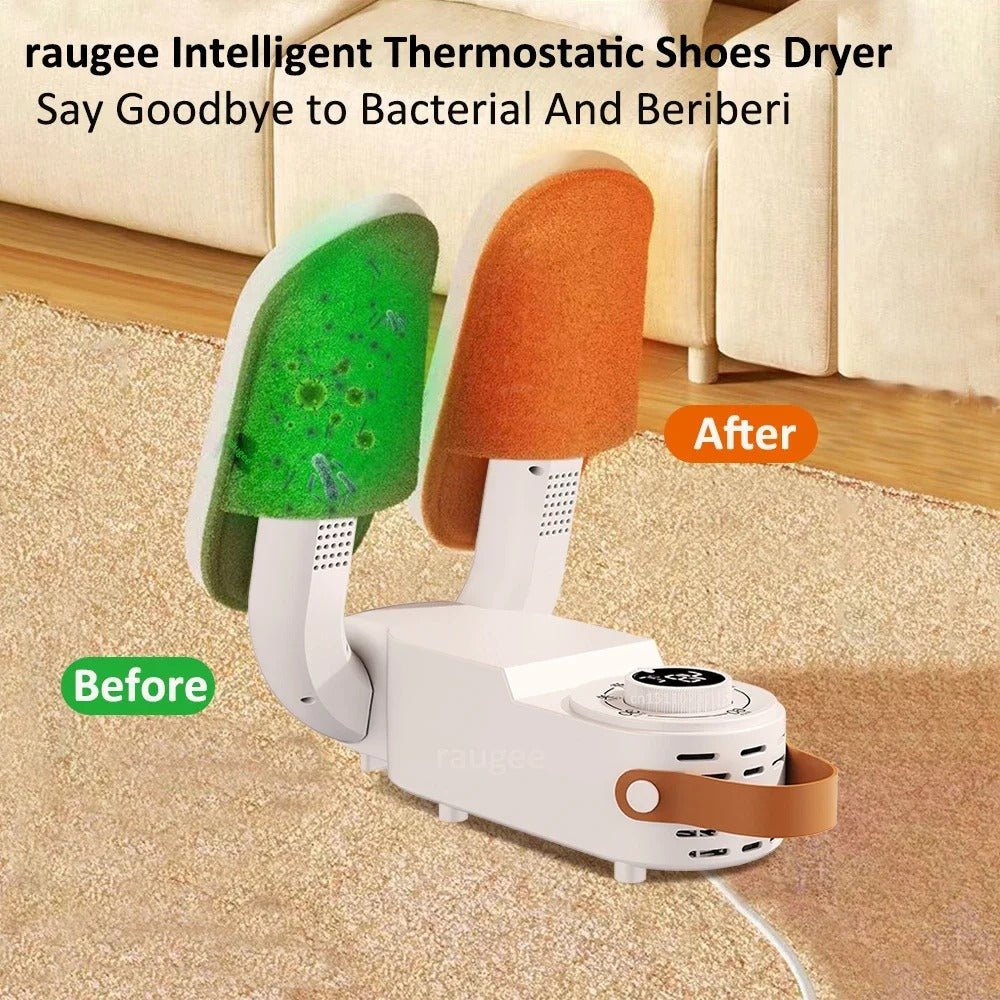 Electric Shoe Dryer & Sterilizer – Quick Dry Dehumidifying Shoe Heater with Intelligent Timer - Detour Finds