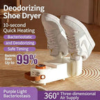Electric Shoe Dryer & Sterilizer – Quick Dry Dehumidifying Shoe Heater with Intelligent Timer - Detour Finds