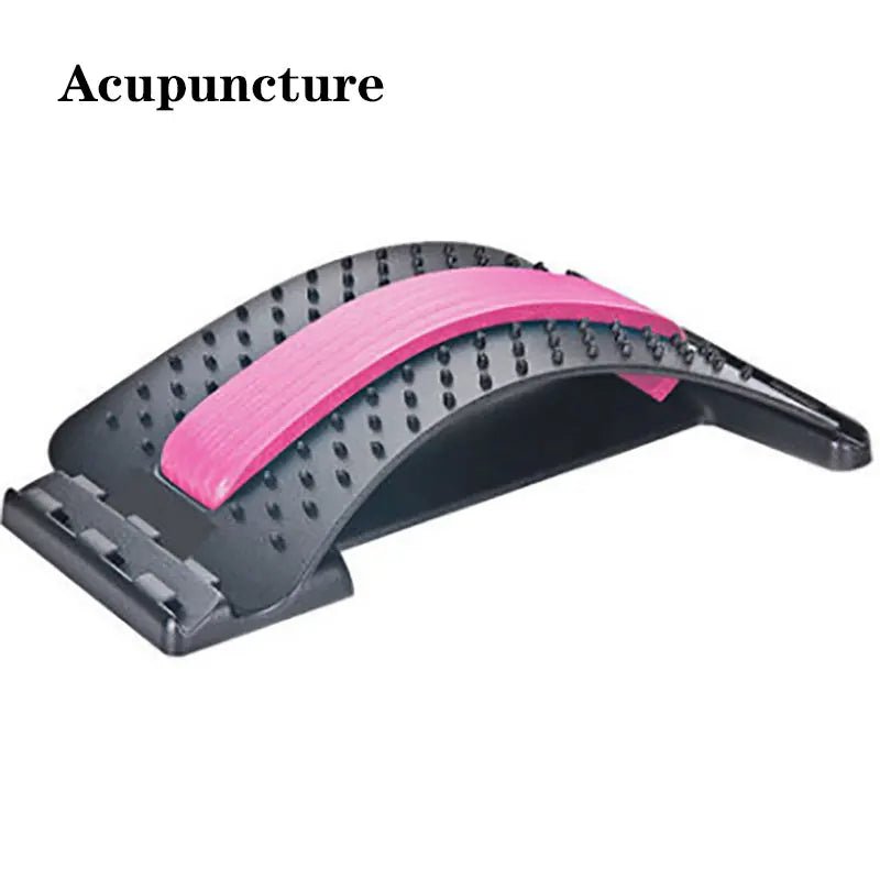 LumbarEase™ Adjustable Back Stretching Massager – 3-Level Spine Support & Relaxation Trainer - Detour Finds