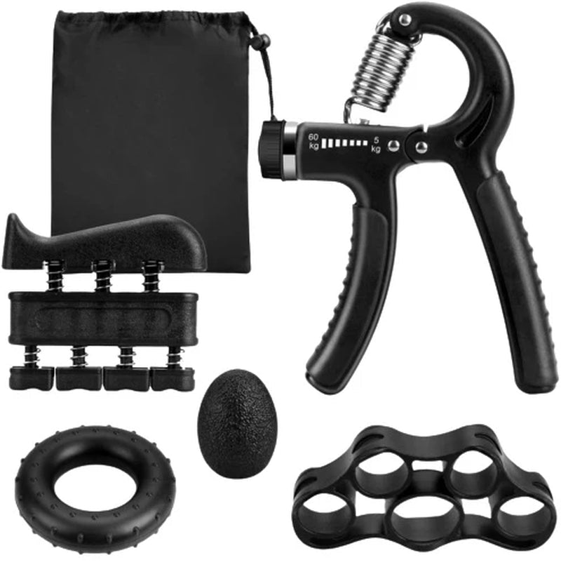 Hand Grip Adjustable Trainer Gripper Strengthener Gym Strength Exerciser Adjustable Heavy Gripper Fitness Hand Exerciser Grip Wrist Training Increase Strength Spring Finger Pinch Carpal Expander - Detour Finds