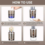 The GlazeSpin Electric Makeup Brush Cleaner Fast Clean Dryer - Detour Finds