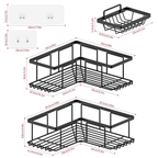 VINSANI LuxeCorner 3 - Piece Shower Caddy Organizer Set - Detour Finds