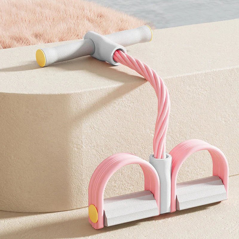 QuadTension 4-Tube Power Trainer – Full-Body Resistance Pedal Band System - Detour Finds