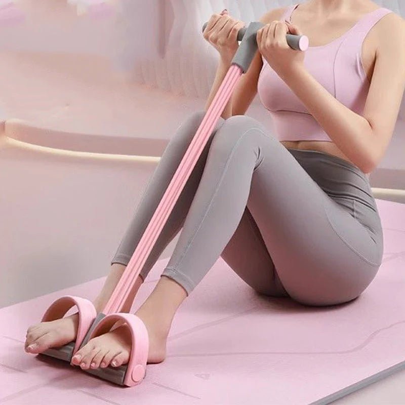 QuadTension 4-Tube Power Trainer – Full-Body Resistance Pedal Band System - Detour Finds
