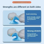CerviEase™ Cervical Neck Stretcher & Shoulder Relaxation Pillow – Ergonomic Neck Support - Detour Finds