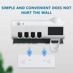 PureGuard™ UV Toothbrush Sterilizer & Automatic Toothpaste Dispenser - Detour Finds