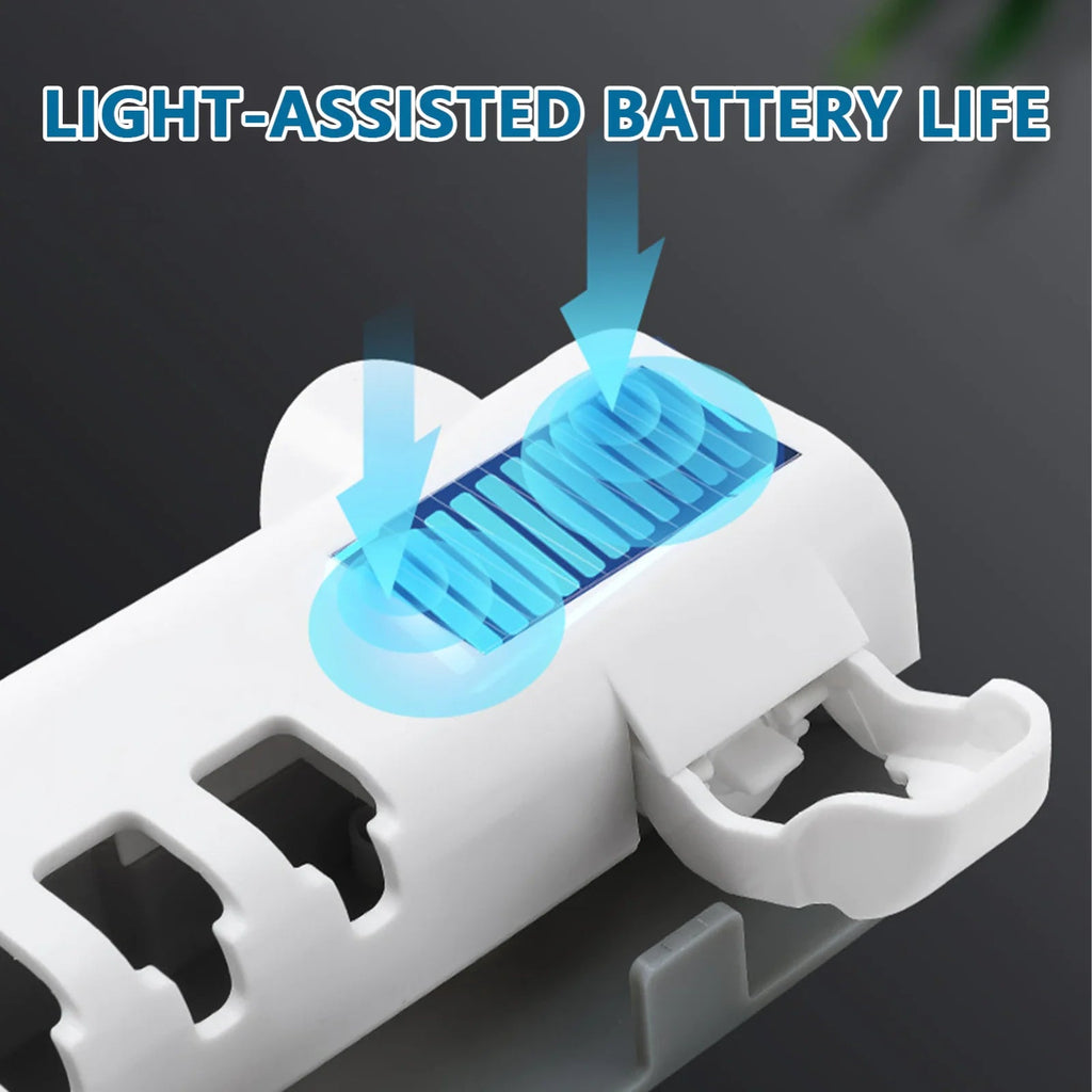 PureGuard™ UV Toothbrush Sterilizer & Automatic Toothpaste Dispenser - Detour Finds