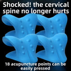 CerviEase™ Cervical Neck Stretcher & Shoulder Relaxation Pillow – Ergonomic Neck Support - Detour Finds