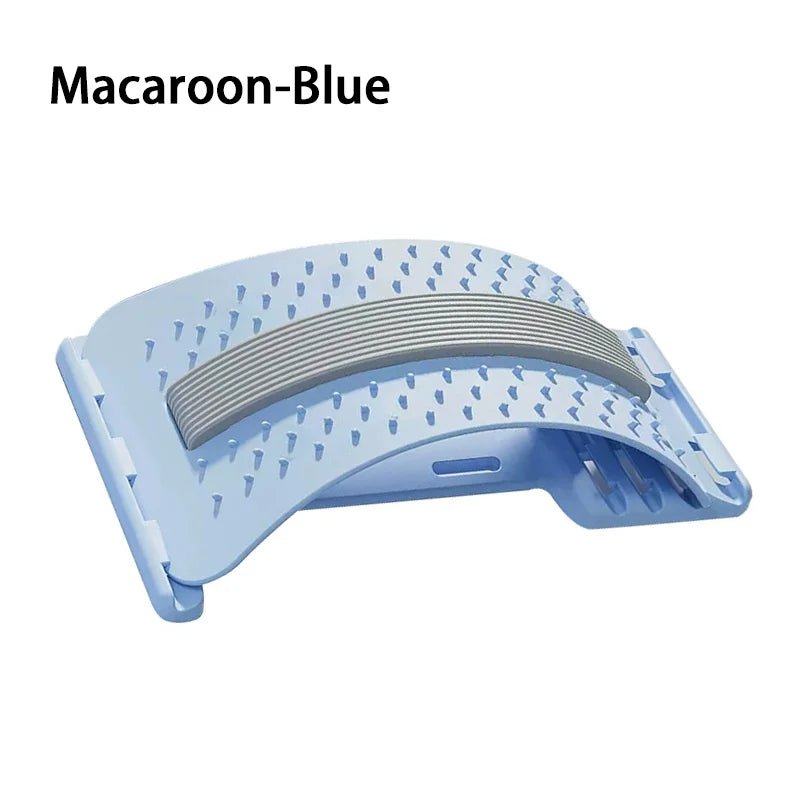 LumbarEase™ Adjustable Back Stretching Massager – 3-Level Spine Support & Relaxation Trainer - Detour Finds