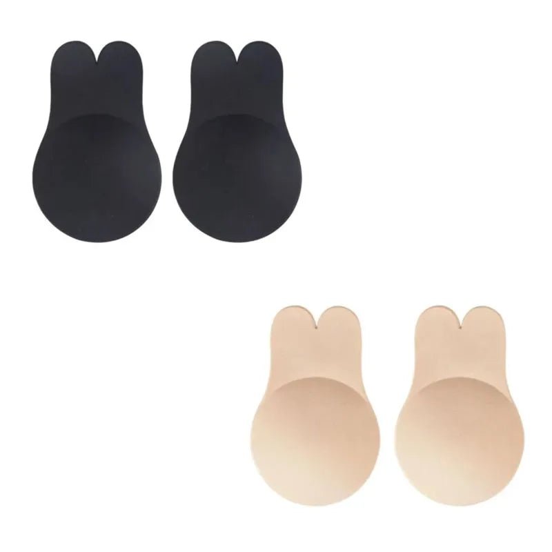 LuxeLift™ Invisible Silicone Strapless Bra & Nipple Cover Seamless Outfit Solution - Detour Finds
