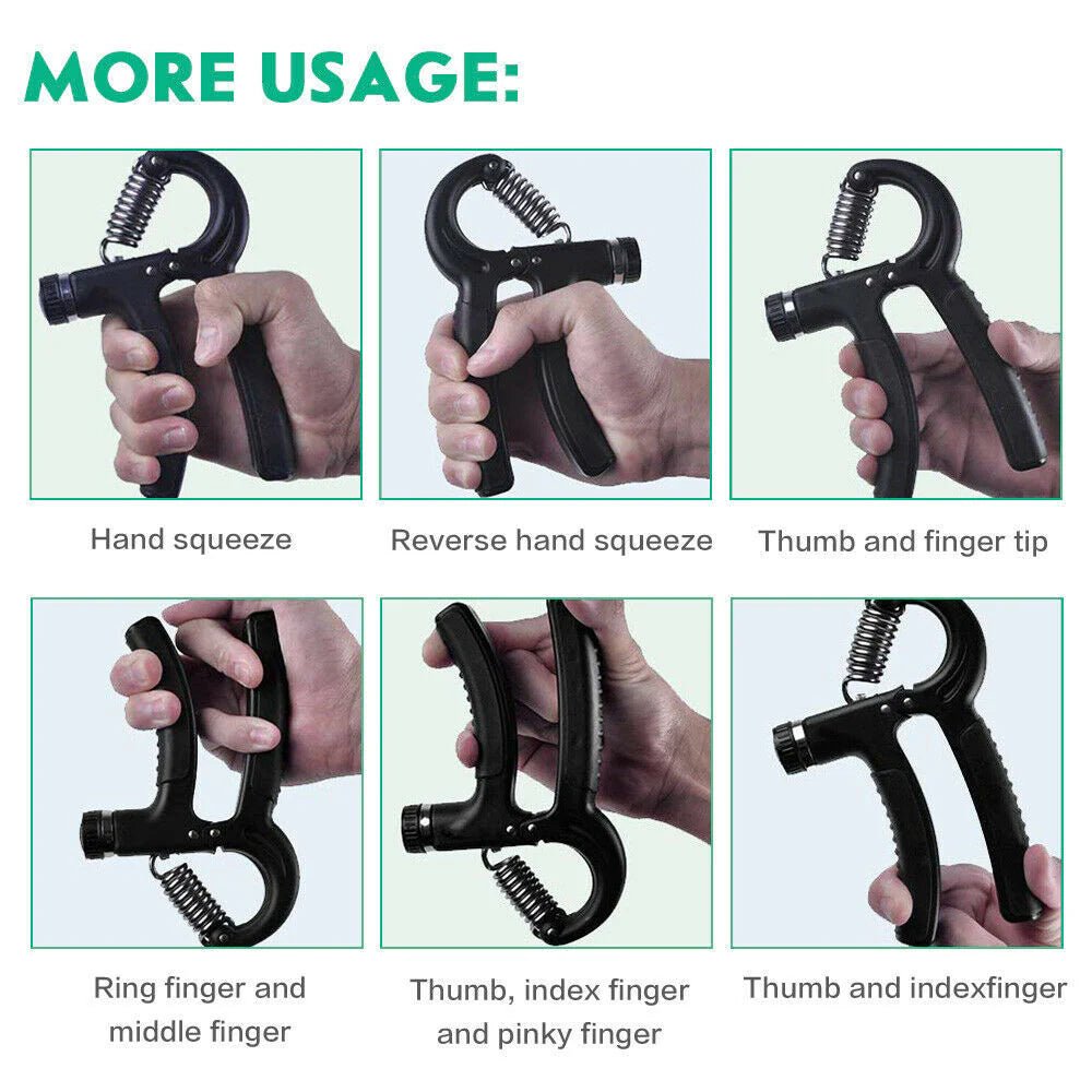 PowerGrip Pro™ Adjustable Hand Grip Strengthener (5–60kg) - Detour Finds