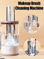 USB Portable Electric Makeup Brush Cleaner – Quick Clean Automatic Brush Washing Machine with Rubber Collar - Detour Finds