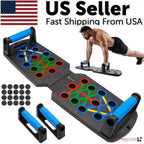 28 in 1 Push up Rack Board System Fitness Workout Train Home Gym Exercise Stands - Detour Finds