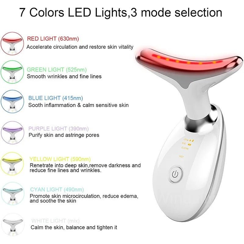 PremierLift Sculpt Pro – 7-Color LED Neck & Face Lifting Beauty Device - Detour Finds
