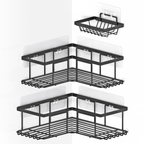 VINSANI LuxeCorner 3 - Piece Shower Caddy Organizer Set - Detour Finds