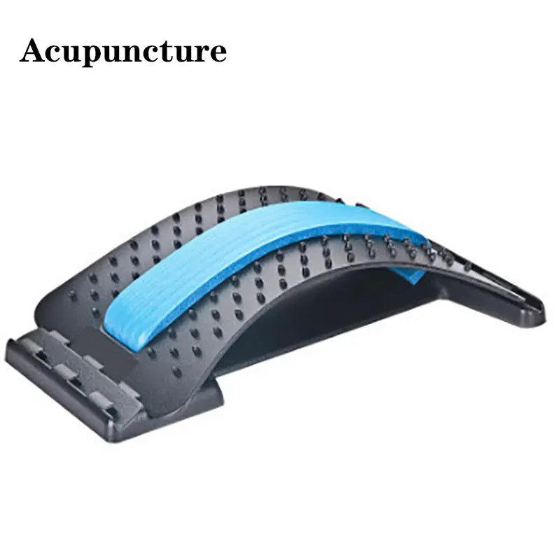 LumbarEase™ Adjustable Back Stretching Massager – 3-Level Spine Support & Relaxation Trainer - Detour Finds