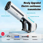Electric Automatic Water Gun Toy – Rechargeable High - Power Summer Water Blaster with Long Range for Kids & Adults - Detour Finds