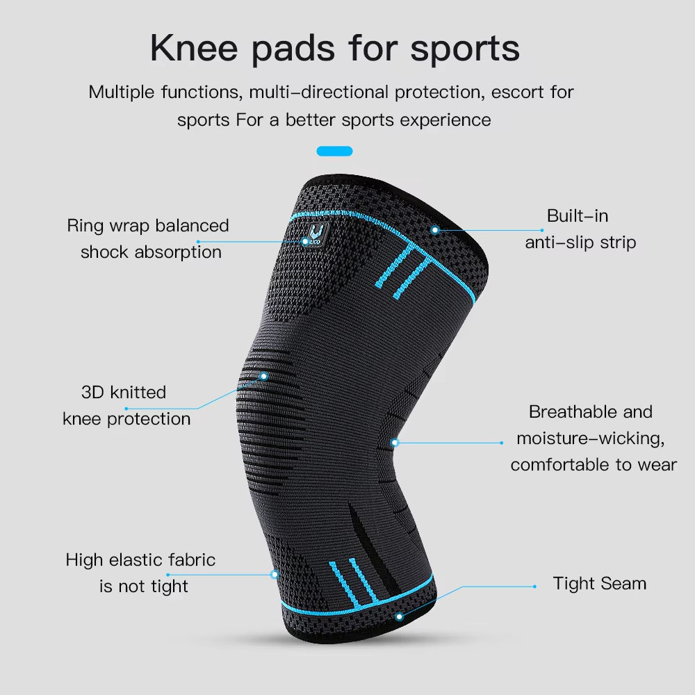 FlexGuard Pro™ Compression Knee Support Sleeve – Breathable Sports Knee Brace - Detour Finds