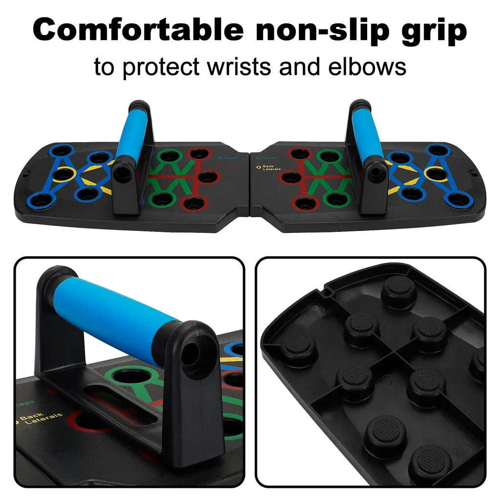 28 in 1 Push up Rack Board System Fitness Workout Train Home Gym Exercise Stands - Detour Finds