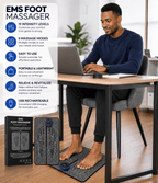 EMS Foot Massager – Smart Muscle Stimulator & Deep Relaxation Massage Pad - Detour Finds
