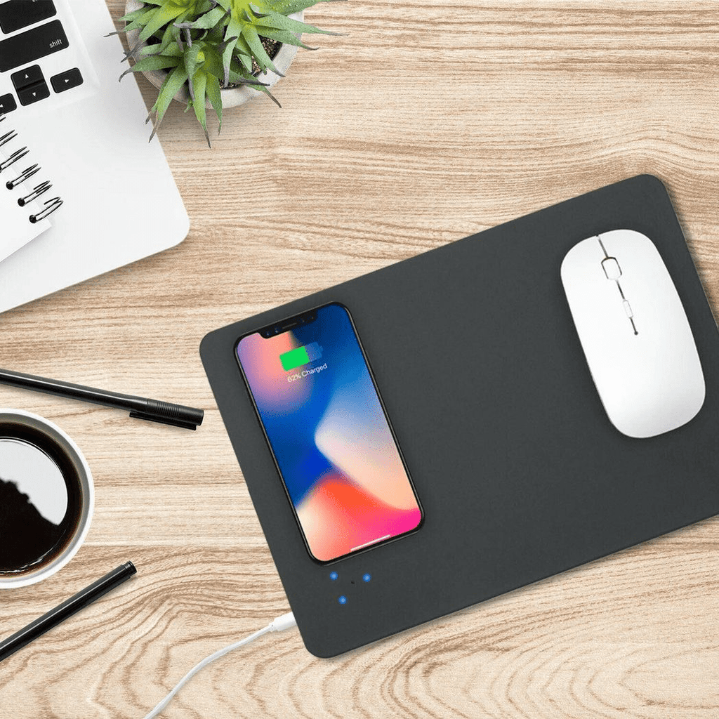 ChargeGlide Wireless Charger.Premium QI Charging Workstation for Phones & Mouse - Detour Finds